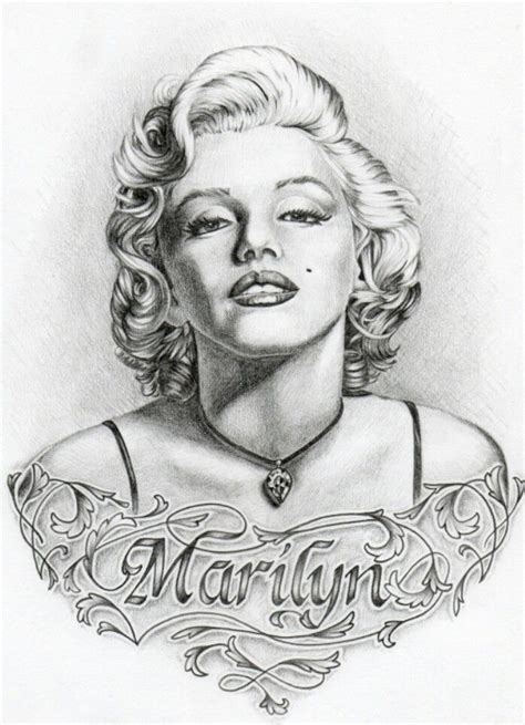 Marilyn Marilyn Monroe Drawing Marilyn Monroe Tattoo Marilyn Monroe