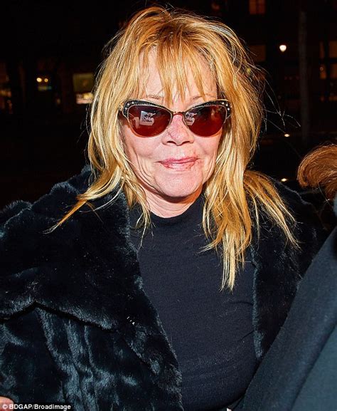 Melanie Griffith Displays Scar On Her Nose In Vienna Daily Mail Online