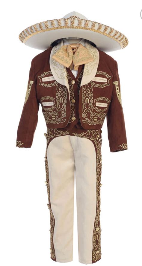 Brown Charro Suit Etsy