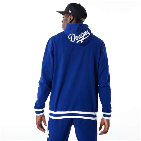 Official New Era La Dodgers Mlb Logo Select Dark Royal Blue Hoodie