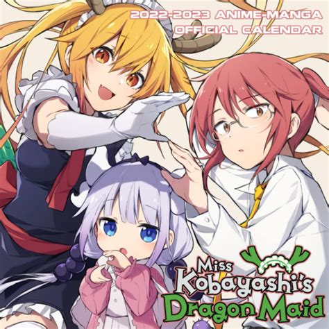 Miss Kobayashis Dragon Maid Calendar 2022 2023 Official 2022 Calendar Anime Manga Calendar