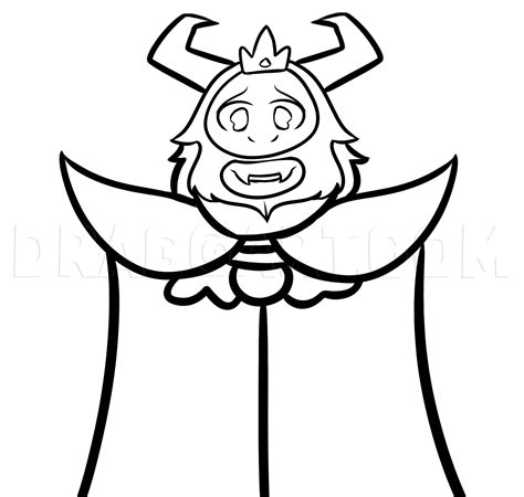 How To Draw Asgore From Undertale Step By Step Drawing Guide By