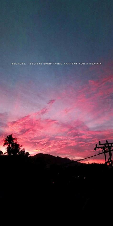 Aesthetic Sunset Pink Sky Quotes Sunset Sky Wallpaper Pinterest
