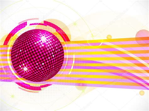 Abstract Pink Disco Ball Background — Stock Vector © Elaineitalia 7658834