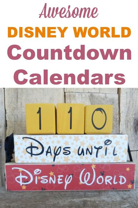 10 Fun Printable Disney Countdown Calendars