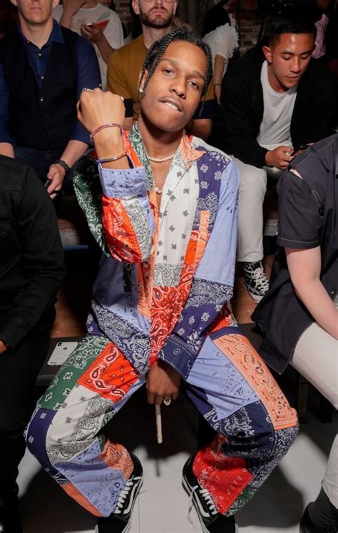 ASAP Rocky Best Looks Of 2018 So Far Asap Rocky Outfits Bandana