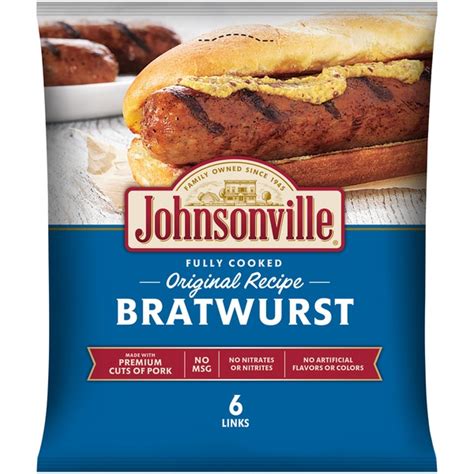 Johnsonville Original Recipe Bratwurst 192 Oz Instacart
