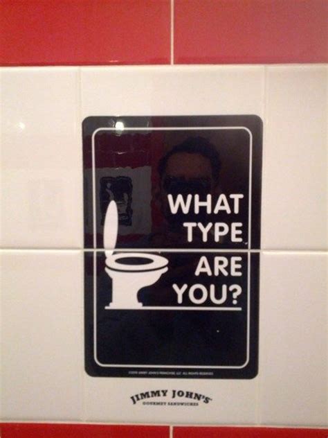 Jimmy Johns Has Brilliant Bathroom Tiles That Ask You What Type Of