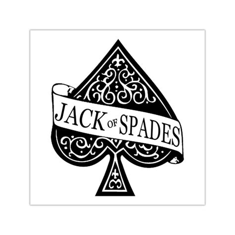 Jack Of Spades Stickers Jack Of Spades Decals Jos Sticker Etsy