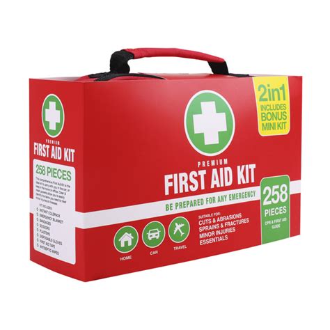 Buy Premium First Aid Kit 258 Piece Coles