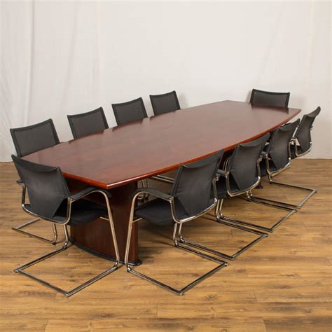 Rosewood 3000x1200 Boardroom Table