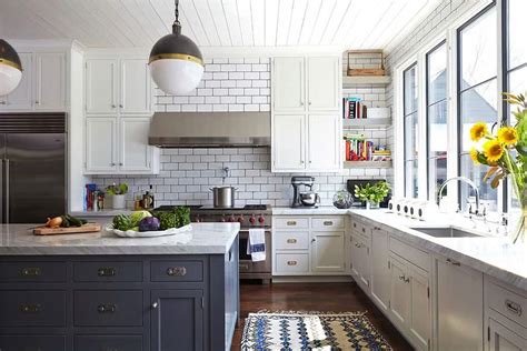 So when choosing tiles for a country style kitchen floor tiling is a practical choice. White Subway Tile Kitchen Designs are Incredibly Universal ...