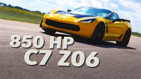 850 Hp Hennessey C7 Z06 Test Drive