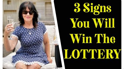 3 Signs That You Will Win The Lottery Youtube