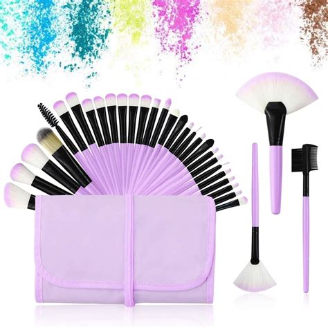 Makeup Brushes 32pcs Pink Make Up Brush Set Professional With Soft