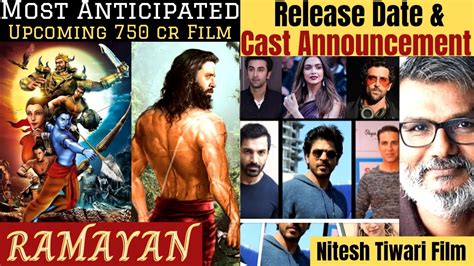 Ramayan Movie Announcementhrithik Roshan Vs Ranbir Kapoorramayan 2023release Dateramayan