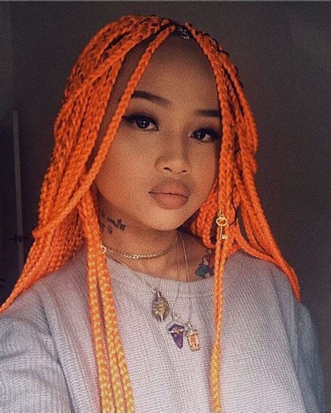 pin on colored braids