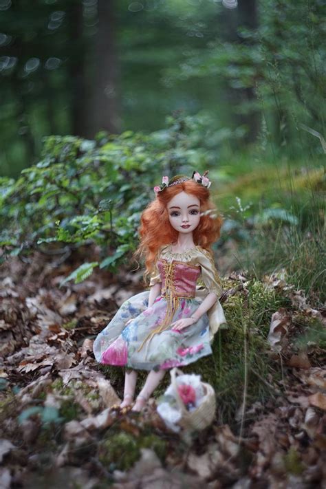 Porcelain Bjd Ball Jointed Doll Rose Red By Reeshdolldesign Etsy