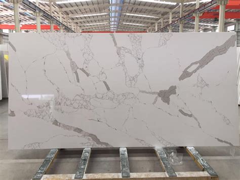 Polished White Artificial Stone Slabs Quartz Slabs