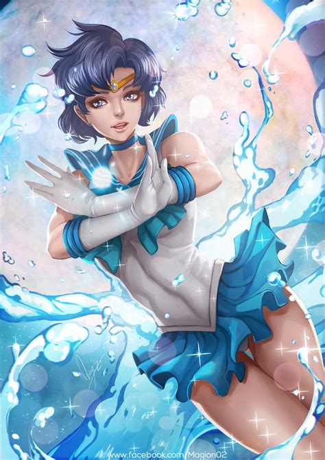 Mizuno Ami And Sailor Mercury Bishoujo Senshi Sailor Moon Drawn By Magion Danbooru