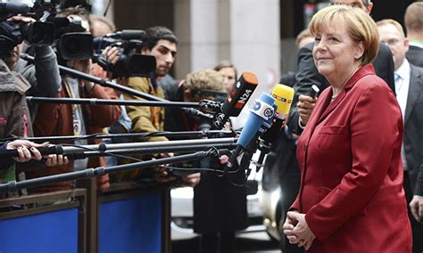 Angela Merkel Nsa Spying On Allies Is Not On Us News The Guardian