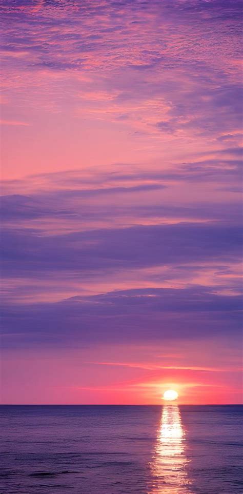 Purple Ocean Sunset Wallpaper By Ixapod Download On Zedge™ E5ef