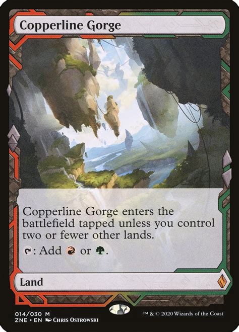 copperline gorge · zendikar rising expeditions zne 14 · scryfall magic the gathering search