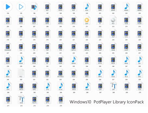 Windows10 Potplayer Library Iconpack By Alexgal23 On Deviantart