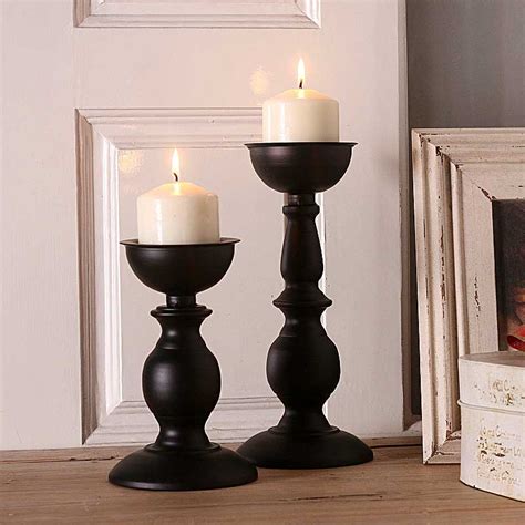 Fashion Classic Wrought Iron Dining Table Candlestick Table Decoration