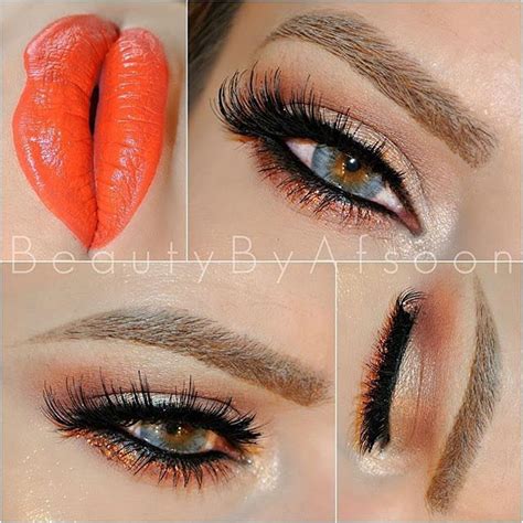 Copper Sparkle By 💛beautybyafsoon💛 Wearing Our Lashes In Featherette