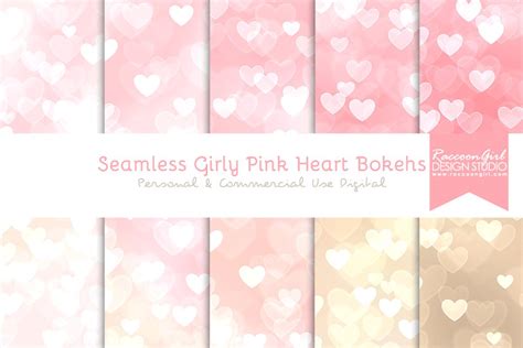 Seamless Girly Pink Glitter Texture Custom Designed Textures