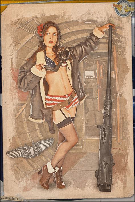 Ww2 And Coca Cola Posters Pinup Style Small Scale