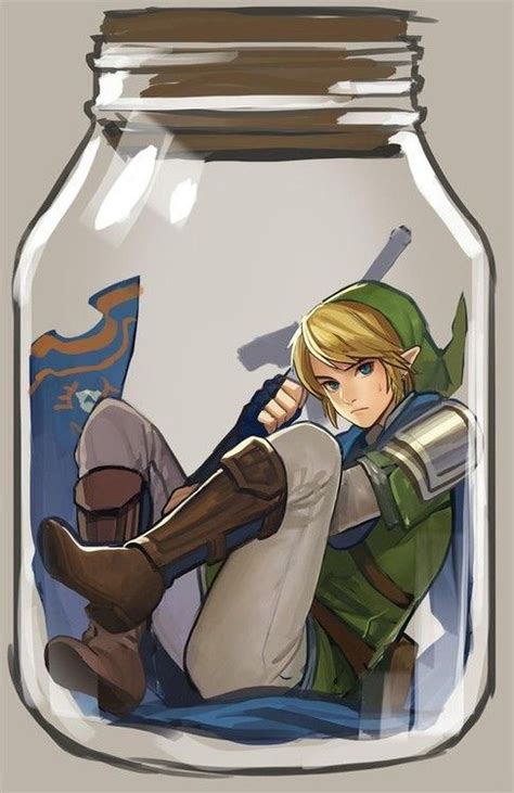 Link In A Bottle Fairy Hyrulewarriors Wiiu Legend Of Zelda