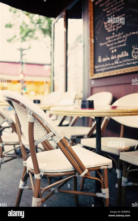 Vintage Paris Cafe Stock Photo Alamy
