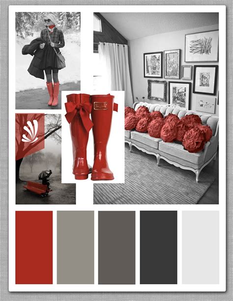Living Room Red And Grey Color Scheme Recreatingkim