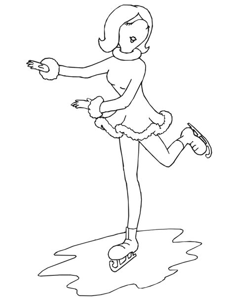 Louvekeaec Figure Skating Coloring Pages Free