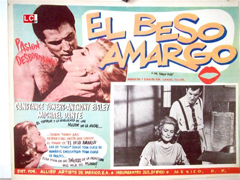 El Beso Amargo Movie Poster The Naked Kiss Movie Poster