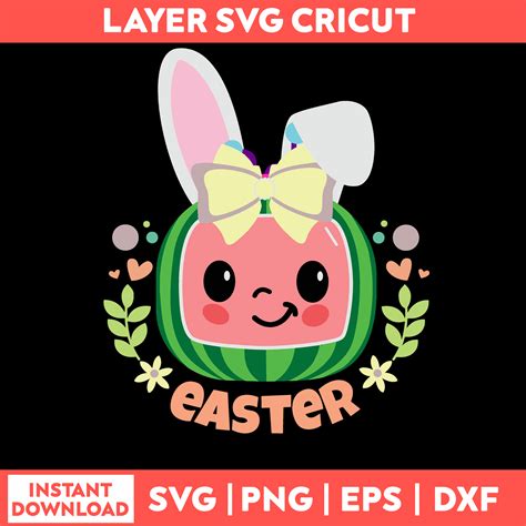 Cocomelon Easter Svg Cocomelon Svg Png Dxf Eps File Inspire Uplift