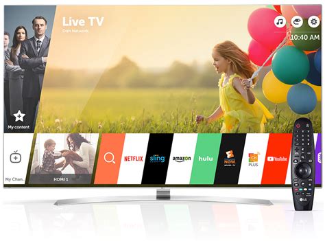 Apps and other media will be found through the lg content store, which is found on the home screen in the ribbon menu. LG Smart TVs: Enjoy Apps, Video Steaming & More | LG USA