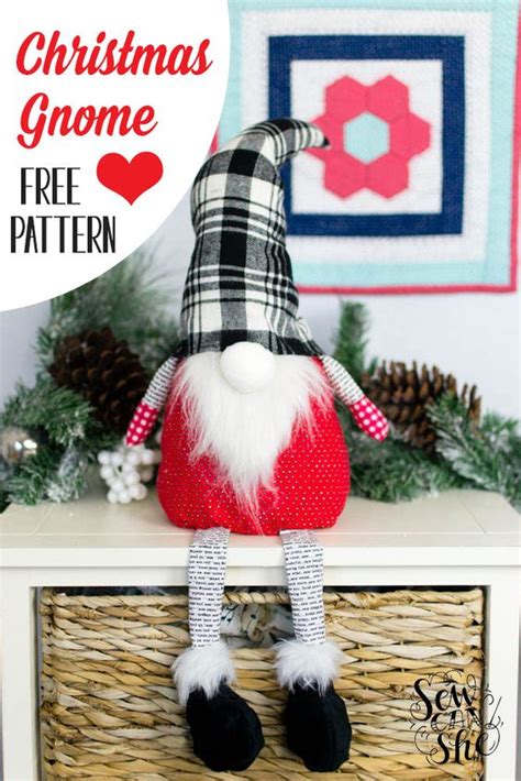 Easy Free Sewing Patterns 20 Free Holiday Gnome Patterns On The