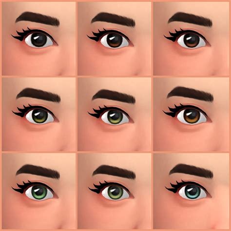 Sims 4 Maxis Match Eye Overlay