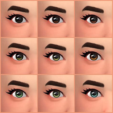 Sims 4 Cc Maxis Match Eyes