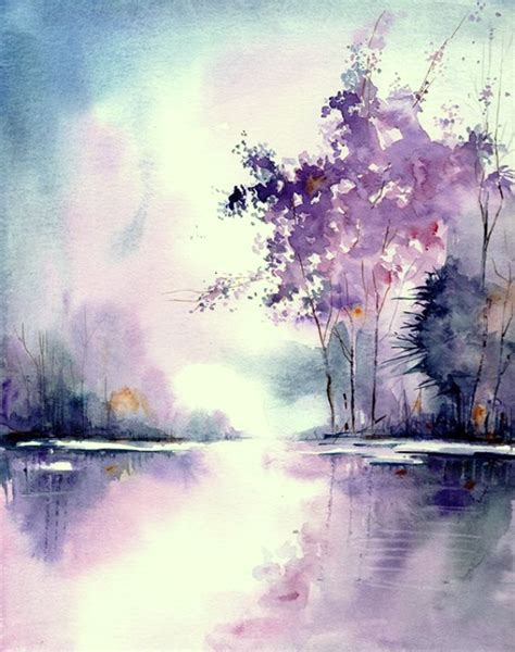 42 Easy Watercolor Landscape Painting Ideas For Beginners