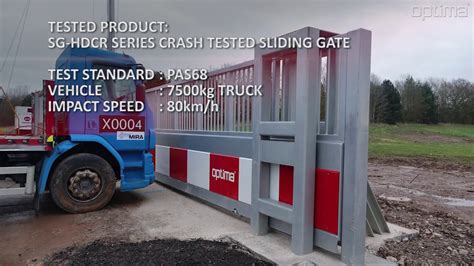 Sg Hdcr Series Crash Tested Sliding Gate Youtube