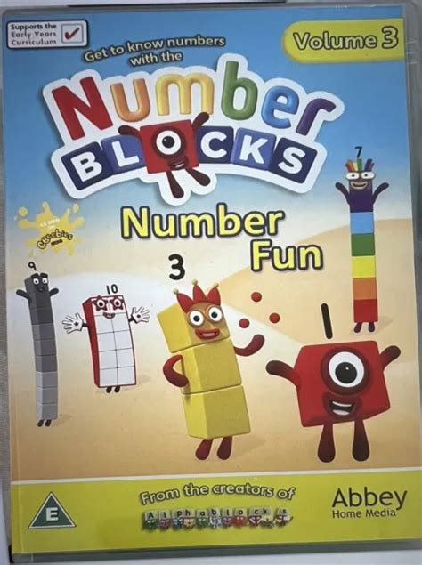 Number Blocks Dvd Number Fun Oop Rare Vol 3 Childrens Counting Maths