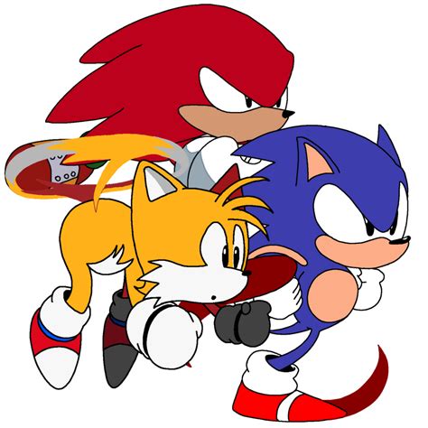 Classic Sonic Trio By Arttoon1 On Deviantart