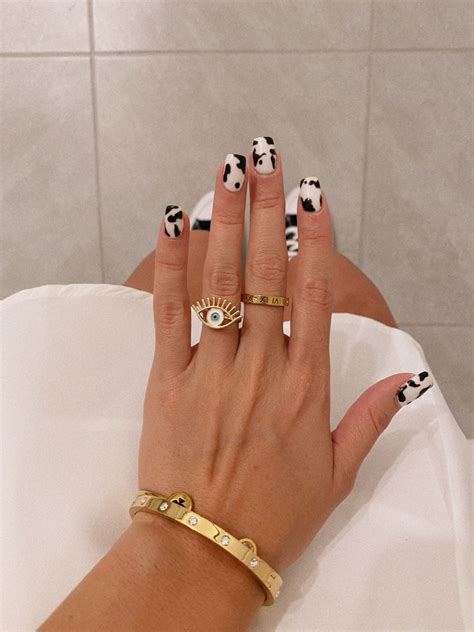Centipedes art print by okti | society6. Cow aesthetic🐄 | Nail trends, Nails inspiration, Cow print