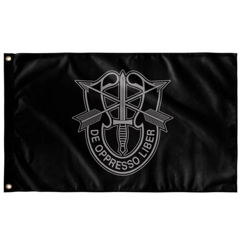 Special Forces Black Indoor Flag | 19th special forces group, Special forces, Special force group