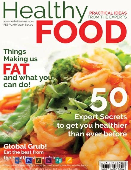 Free 29 Health Magazines In Psd Vector Eps Indesign Ms Word