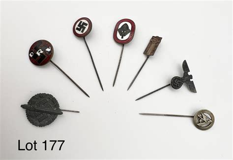 Sold Price Lot Of 7 Wwii Nazi Stick Pins February 4 0123 1100 Am Est